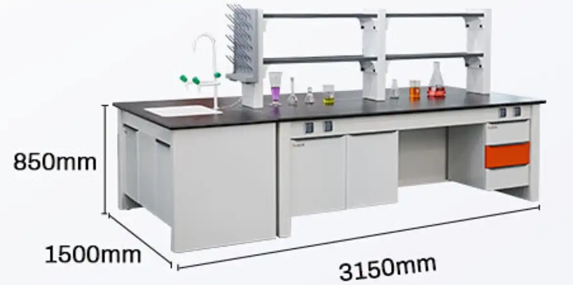 How do you choose the best lab table with a reagent rack?
